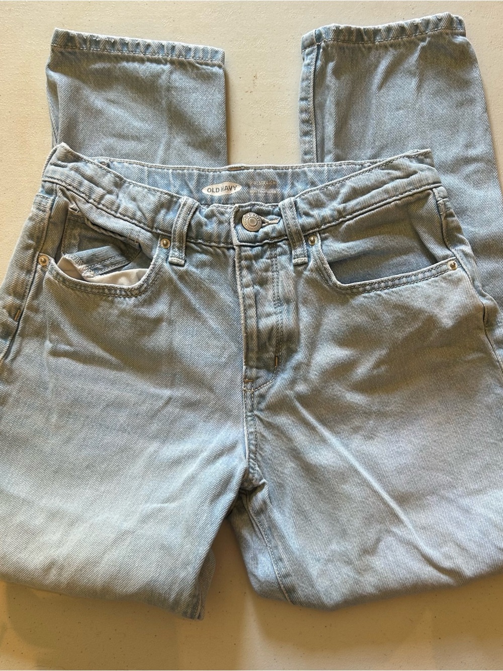 Old Navy Women's Light Blue Straight Leg Jeans